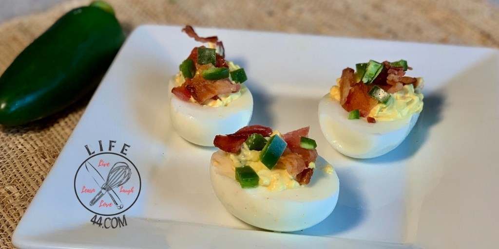 Jalapeño Bacon Deviled Eggs