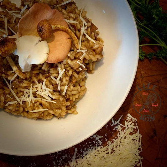 Balsamic Mushroom Risotto