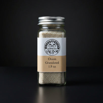 Jar of Idaho Spice Company Granulated Onion